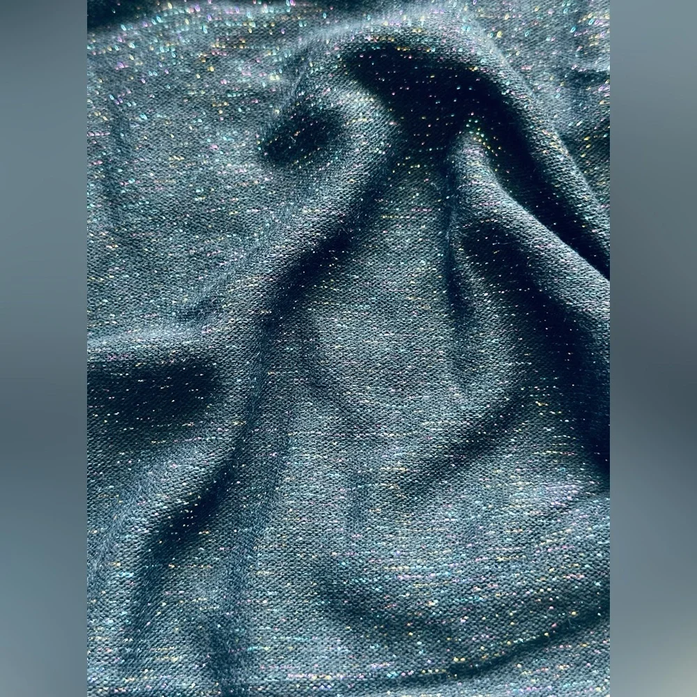 ALALA Charter Ruched Sparkle Sweatshirt Top New - Picture 11 of 11